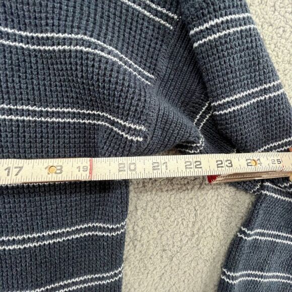 NEW prAna Milani Henley navy nautical striped sweater dress women’s Small - Picture 4 of 14